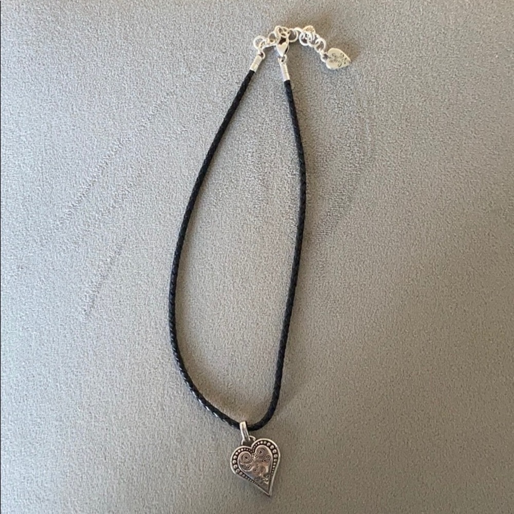 Brighton Ophelia Heart Leather Necklace
